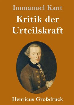 Cover Kritik der Urteilskraft (Großdruck)