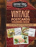 Vintage Postcards Coloring Book