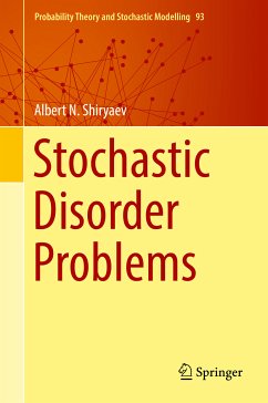 Stochastic Disorder Problems (eBook, PDF) - Shiryaev, Albert N.