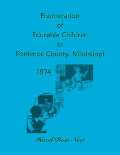 Enumeration of Educatable Children in Pontotoc County, Mississippi, 1894 - Neet, Hazel Boss