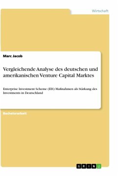 Vergleichende Analyse des deutschen und amerikanischen Venture Capital Marktes