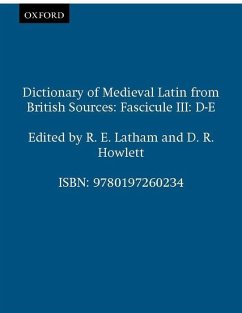 Dictionary of Medieval Latin from British Sources - Powell, A H; Sharpe, R.