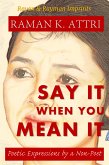 Say It When You Mean It (eBook, ePUB)