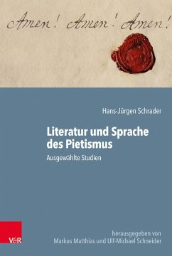 Cover Literatur und Sprache des Pietismus (eBook, PDF)