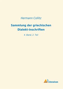 Sammlung der griechischen Dialekt-Inschriften