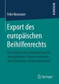 Export des europäischen Beihilfenrechts