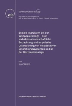 Soziale Interaktion bei der Wertpapieranlage - Wiegel, Jens