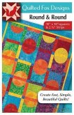 Round & Round Quilt Pattern: Easy Quilt with 'layer Cake' 10" X 10" Squares, Quilt 48" X 57"
