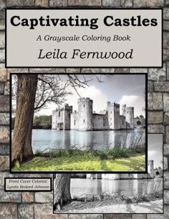 Captivating Castles: A Grayscale Coloring Book - Fernwood, Leila