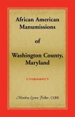 African American Manumissions of Washington County, Maryland
