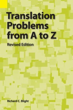 Translation Problems from A to Z - Blight, Richard C