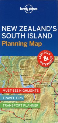 Lonely Planet New Zealand's South Island Planning Map - Lonely Planet