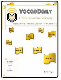 Vocabdaily 50 States and Capital's Study Workbook.: Study & Explore the U.S. - Rogers, Iesha