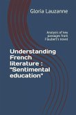 Understanding French literature: &quote;Sentimental education&quote; Analysis of key passages from Flaubert's novel