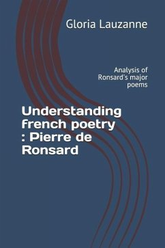 Understanding french poetry - Lauzanne, Gloria