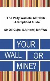 Your Wall or Mine ?: The Party Wall etc. Act 1996 - A Simplified Guide.