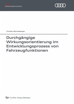 Cover Durchgängige Wirkungsorientierung im Entwicklungsprozess von Fahrzeugfunktionen (eBook, PDF)
