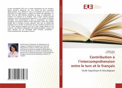 Contribution à l¿intercompréhension entre le turc et le français