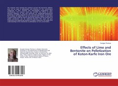 Effects of Lime and Bentonite on Pelletization of Koton-Karfe Iron Ore
