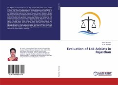 Evaluation of Lok Adalats in Rajasthan - Sharma, Sonia;Sharma, R. B.
