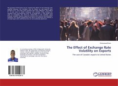 The Effect of Exchange Rate Volatility on Exports