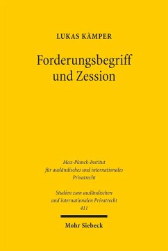 Forderungsbegriff und Zession (eBook, PDF) - Kämper, Lukas