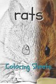 Rat Coloring Sheets: 30 Rat Drawings, Coloring Sheets Adults Relaxation, Coloring Book for Kids, for Girls, Volume 5