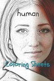 Human Coloring Sheets: 30 Human Drawings, Coloring Sheets Adults Relaxation, Coloring Book for Kids, for Girls, Volume 12