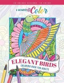 Elegant Birds Coloring Book for Adults