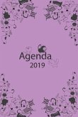 Agenda 2019: Agenda Mensual y Semanal + Organizador I Cubierta con tema de Gatos Enero 2019 a Diciembre 2019 6 x 9in