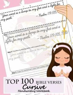 Top 100 Bible Verses Cursive Handwriting Workbook: Learning Cursive Handwriting Practice Sentences with Bible Verses to Memorize Are Powerful and Insp - Jean, Jenis