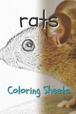 Rat Coloring Sheets: 30 Rat Drawings, Coloring Sheets Adults Relaxation, Coloring Book for Kids, for Girls, Volume 9