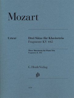 Cover Drei Sätze für Klaviertrio