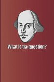 What Is the Question?: Question Answered by to Be or Not to Be, the Famous Quote from Hamlet by William Shakespeare