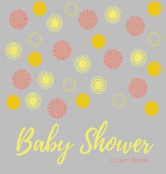 Baby shower guest book (Hardcover): comments book, baby shower party decor, baby naming day guest book, baby shower party guest book, welcome baby par - Bell, Lulu And