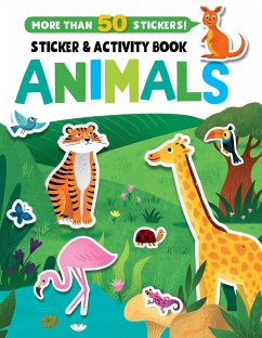 Animals Stickers and Activity Book - Clever Publishing