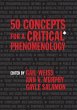 50 Concepts for a Critical Phenomenology - Bild 1