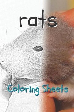 Rat Coloring Sheets: 30 Rat Drawings, Coloring Sheets Adults Relaxation, Coloring Book for Kids, for Girls, Volume 2 - Smith, Julian