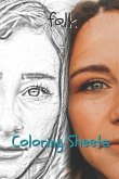 Folk Coloring Sheets: 30 Folk Drawings, Coloring Sheets Adults Relaxation, Coloring Book for Kids, for Girls, Volume 10