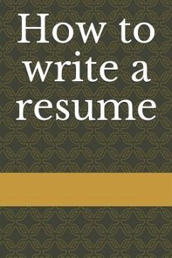 How to write a resume: Resume Writing - Jackson, April