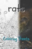 Rat Coloring Sheets: 30 Rat Drawings, Coloring Sheets Adults Relaxation, Coloring Book for Kids, for Girls, Volume 8