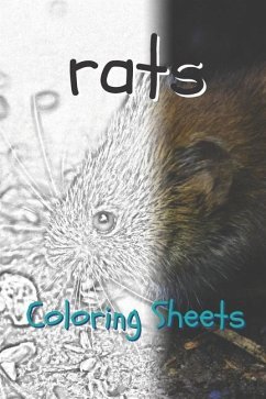 Rat Coloring Sheets: 30 Rat Drawings, Coloring Sheets Adults Relaxation, Coloring Book for Kids, for Girls, Volume 8 - Smith, Julian