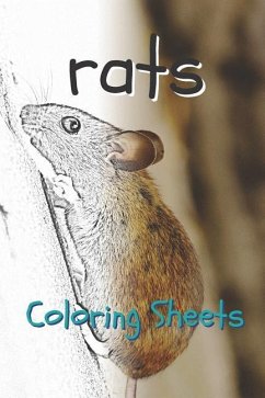 Rat Coloring Sheets: 30 Rat Drawings, Coloring Sheets Adults Relaxation, Coloring Book for Kids, for Girls, Volume 13 - Smith, Julian