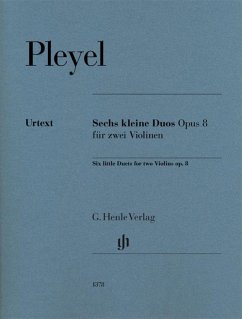 Sechs kleine Duos op. 8 für zwei Violinen - Pleyel, Ignaz Josef