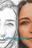 People Coloring Sheets: 30 People Drawings, Coloring Sheets Adults Relaxation, Coloring Book for Kids, for Girls, Volume 4