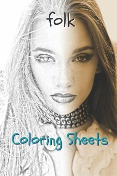 Folk Coloring Sheets: 30 Folk Drawings, Coloring Sheets Adults Relaxation, Coloring Book for Kids, for Girls, Volume 14 - Books, Coloring