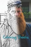 Boy Coloring Sheets: 30 Boy Drawings, Coloring Sheets Adults Relaxation, Coloring Book for Kids, for Girls, Volume 1