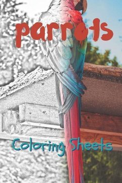 Parrot Coloring Sheets: 30 Parrot Drawings, Coloring Sheets Adults Relaxation, Coloring Book for Kids, for Girls, Volume 6 - Smith, Julian