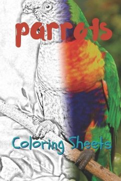 Parrot Coloring Sheets: 30 Parrot Drawings, Coloring Sheets Adults Relaxation, Coloring Book for Kids, for Girls, Volume 14 - Smith, Julian