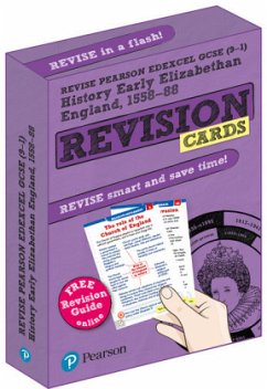 Pearson REVISE Edexcel GCSE History Elizabethan England Revision Cards (with free online Revision Guide and Workbook): For 2024 and 2025 exams (Revise Edexcel GCSE History 16) - Dowse, Brian